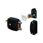 Cerradura Forte Negro BK 240 - 3 Golpes