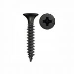 Tornillo Negro Fosfatado 6x1 1/2" x 100 unidades