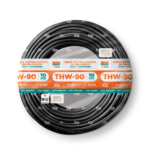 Cable THW-90 plus 450/750V 10 AWG Negro x 100m Indeco