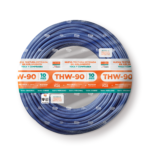 Cable THW-90 plus 450/750V 10 AWG Azul x 100m Indeco