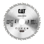 Disco Sierra Circular 7 1/4" 24D CAT