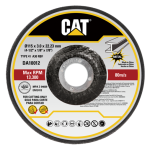 Disco de Corte de Metal Grueso Deprimido Abrasivo 4 1/2" X3MM CAT
