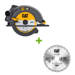 Sierra Circular 7 1/4" DX59 + Disco Sierra Circular 7 1/4" 24D Caterpillar