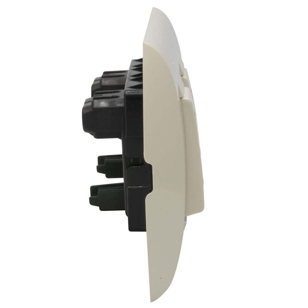 Interruptor Doble Unipolar 10A 250V 1P Marfil Modus Style Bticino ...