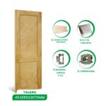 Combo Pino Natural Exterior Sin Tragaluz