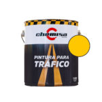Pintura para Tráfico Base Solvente Amarillo x 1 GLN Chemisa