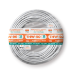 Cable THW-90 plus 450/750V 10 AWG Blanco x 100m Indeco