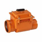 Valvula Check antiretorno PVC alcantarillado 110 mm - 4"