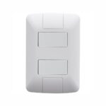 Interruptor doble Aria blanco 10A Tramontina