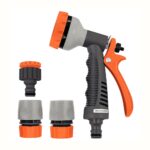 Conjunto para Riego Tramontina con Acoples Rápidos e Hidropistola 4 Piezas