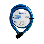 Candado bicicleta flexible azul Travex
