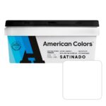 Pintura Latex American Colors Satinado Blanco 1 galón