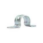 Abrazadera para luz 2 oreja 1/2" galvanizada