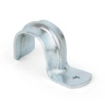 Abrazadera para luz 1 oreja 5/8 galvanizada