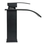 Griferia Mezc Negro Monoc Cascad Satin O2002-N 5A