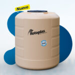 Tanque y Tapa Plus  2500 Lt Arena  ROTOPLAS