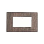 Interruptor  Simple Caoba M/Cromado NOVALAMPS